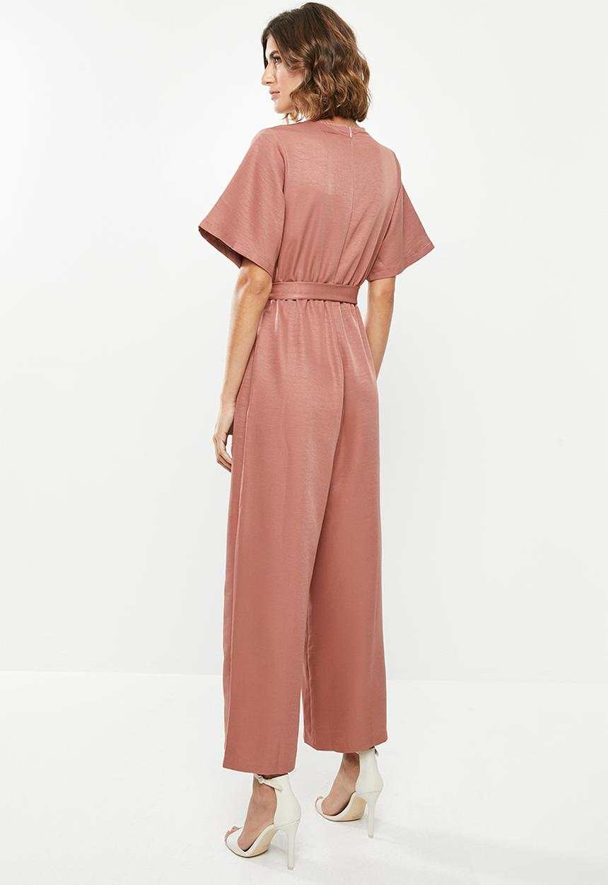 edit - Wrap jumpsuit - pink