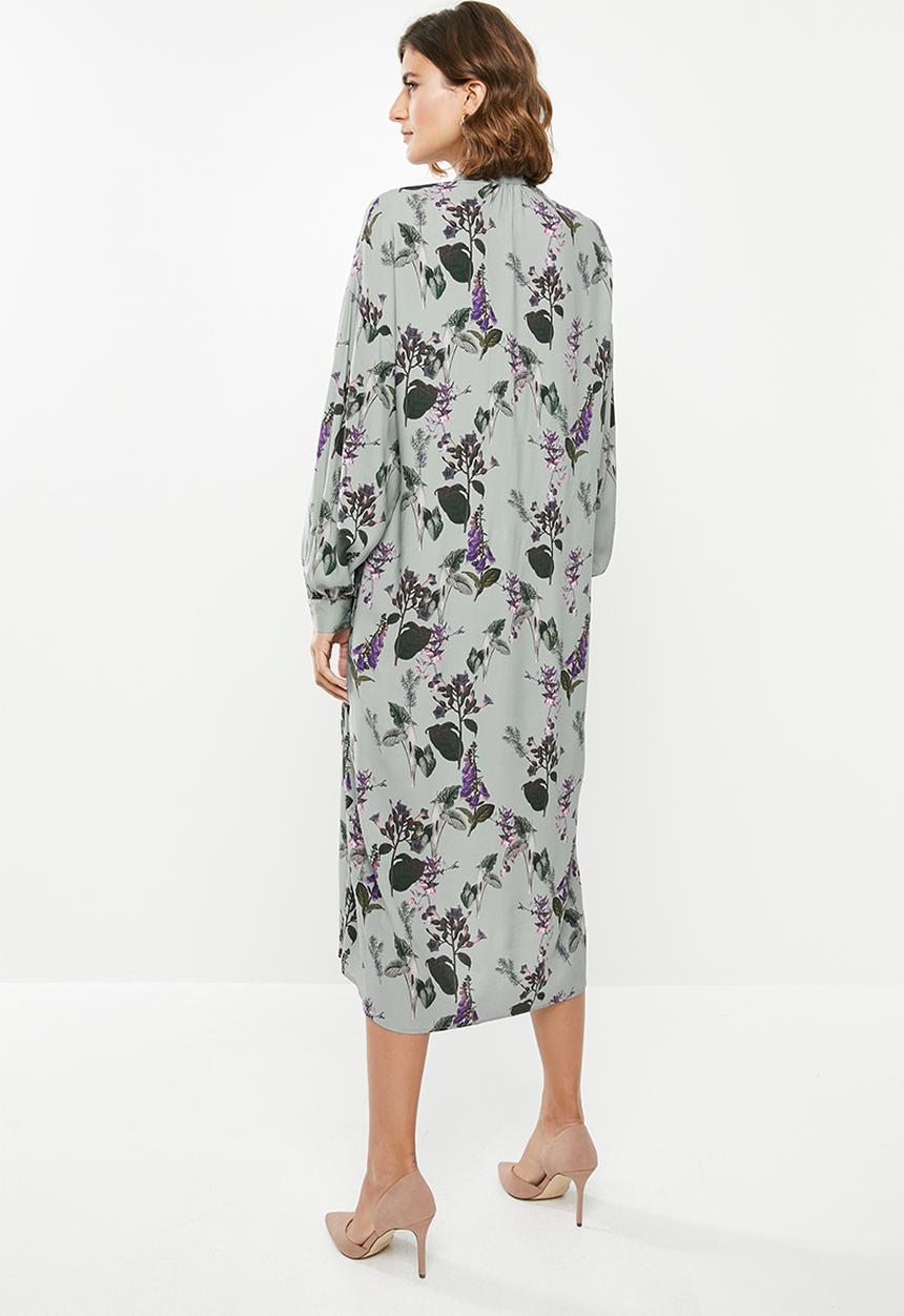 edit - Soft waist midi dress - multi