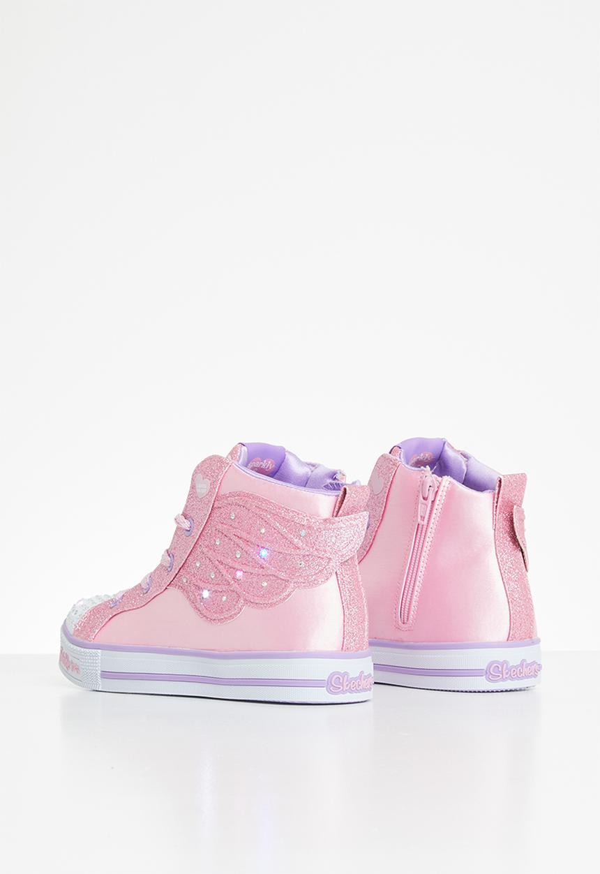 Skechers - Girls twinkle lites - pink & purple 