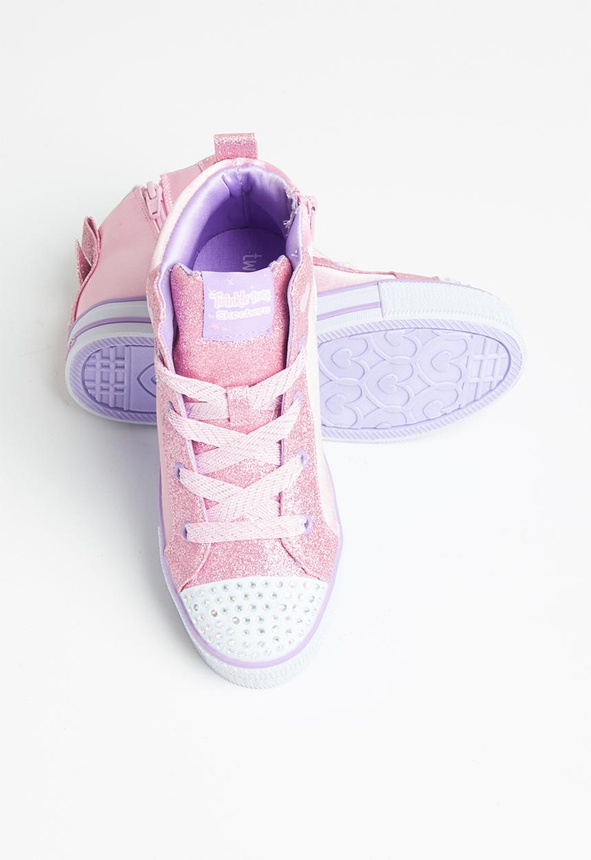 Skechers - Girls twinkle lites - pink & purple 