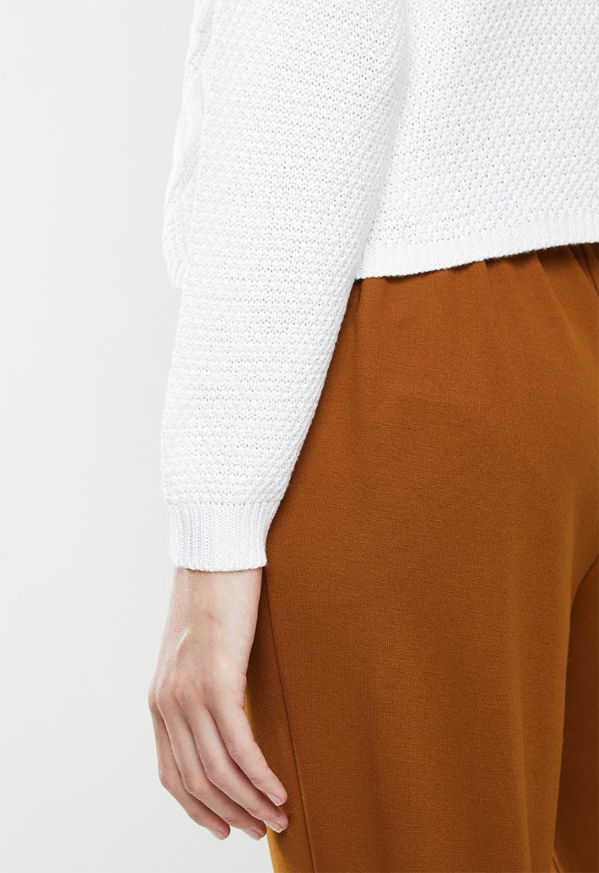 ONLY - Sara long sleeve pullover - cloud dancer