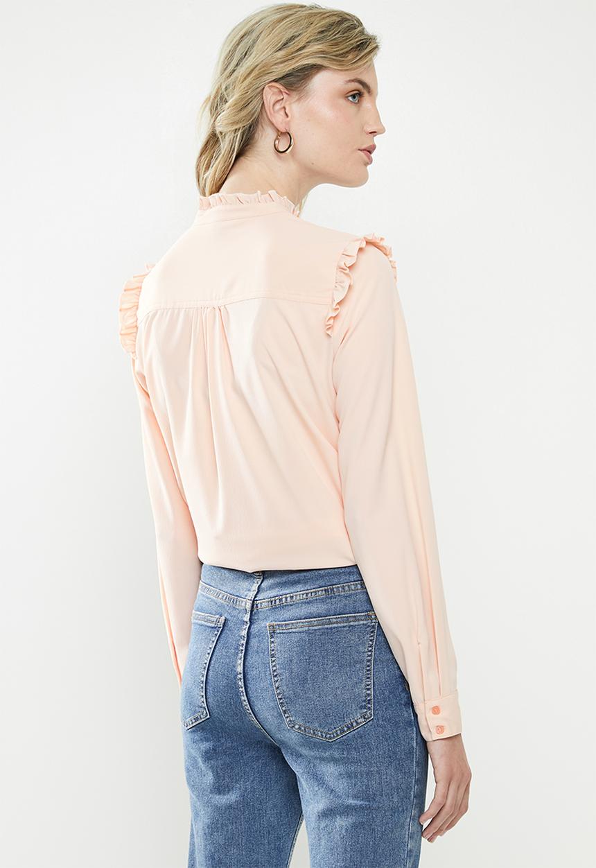 Vero Moda - Fatima long sleeve shirt - rose dust