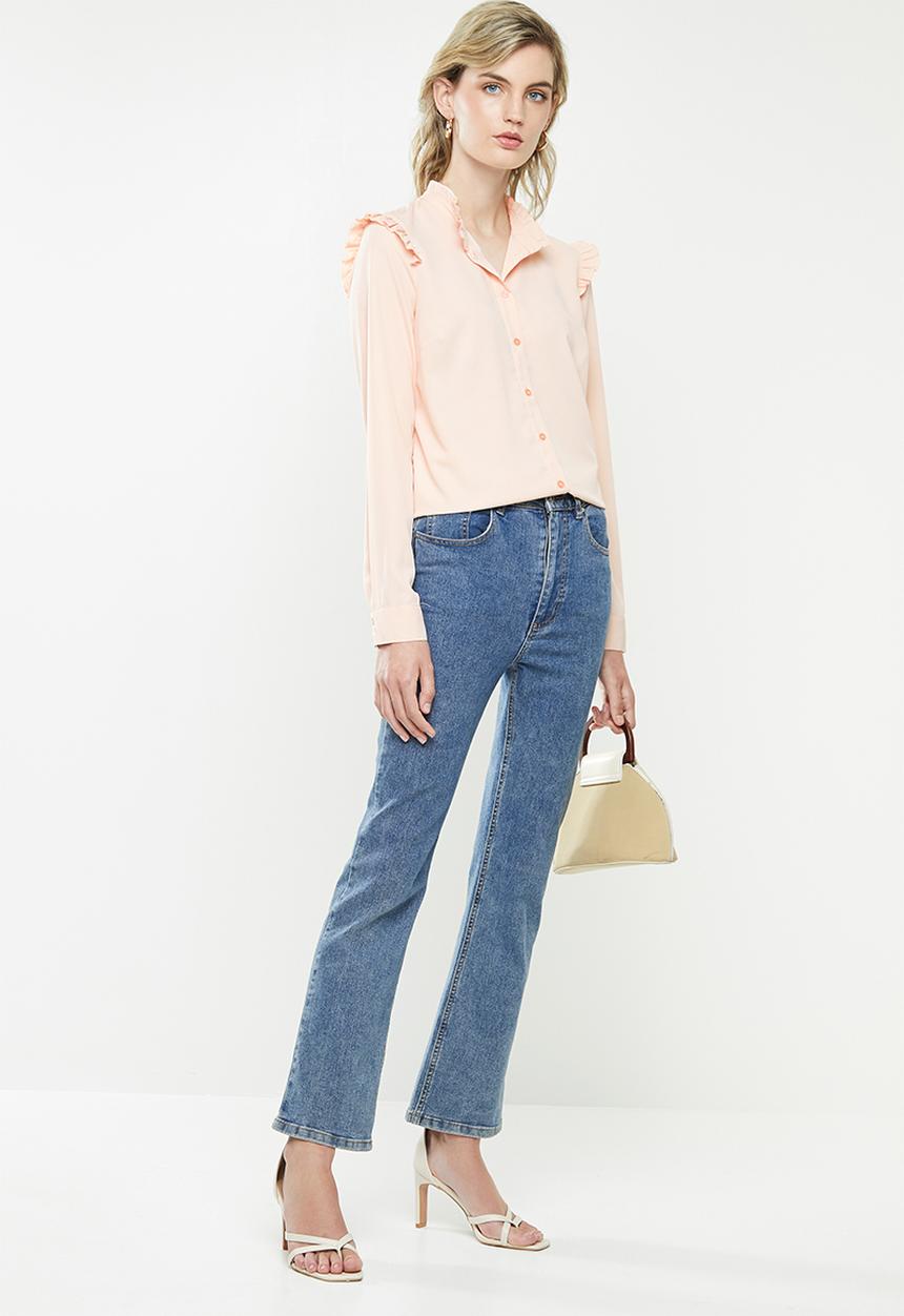 Vero Moda - Fatima long sleeve shirt - rose dust