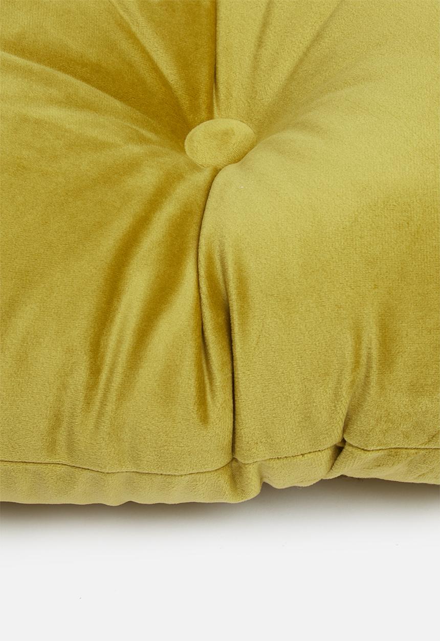 Sixth Floor - Button cushion - green