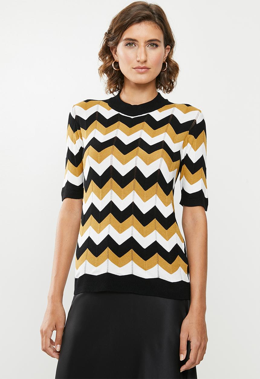 Jacqueline de Yong - Groningen short sleeve jersey - multi 
