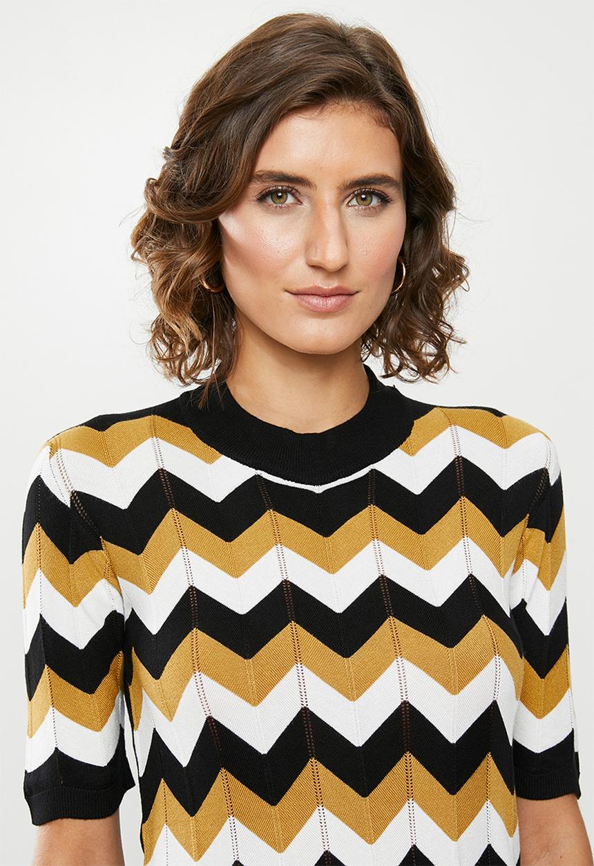 Jacqueline de Yong - Groningen short sleeve jersey - multi 