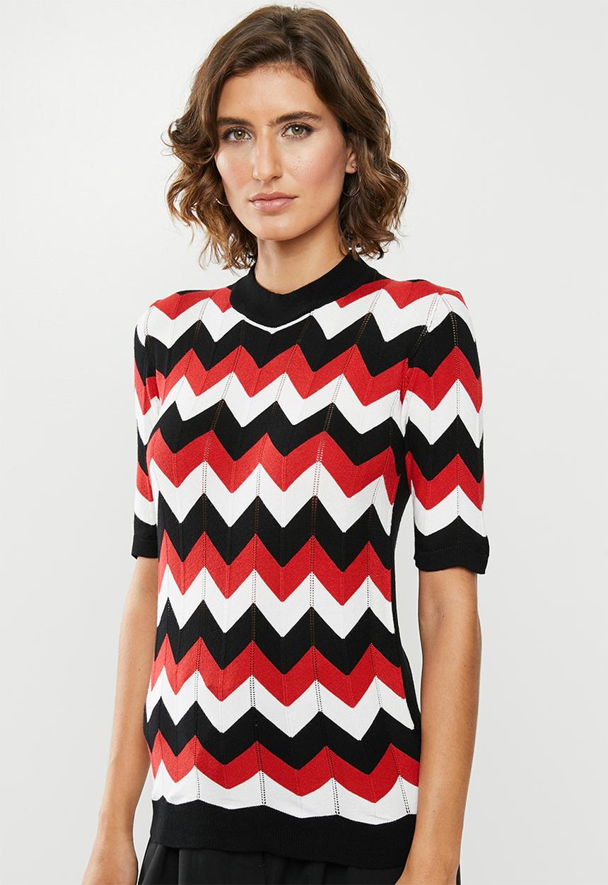 Jacqueline de Yong - Groningen short sleeve jersey - multi