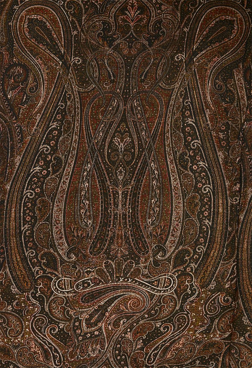 edit - Soft waist midi dress - paisley