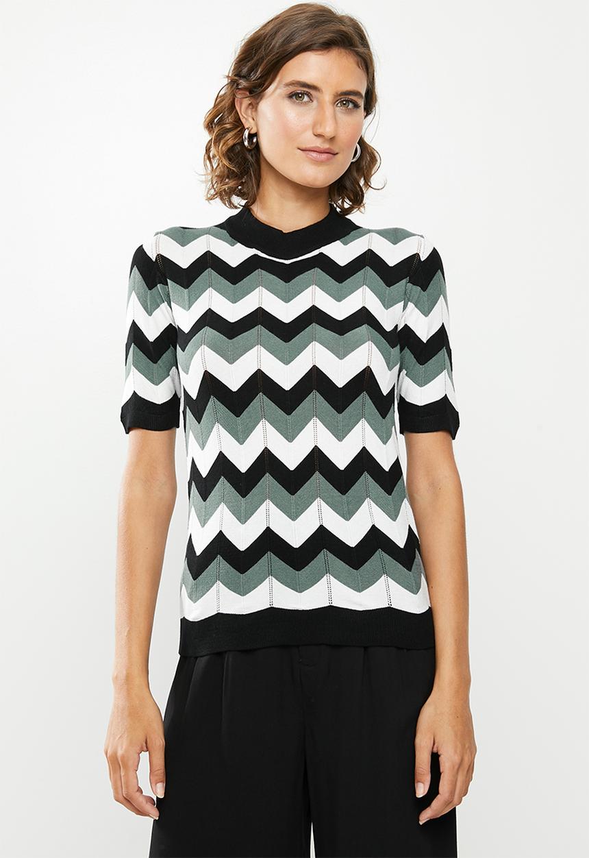 Jacqueline de Yong - Groningen short sleeve jersey - multi 