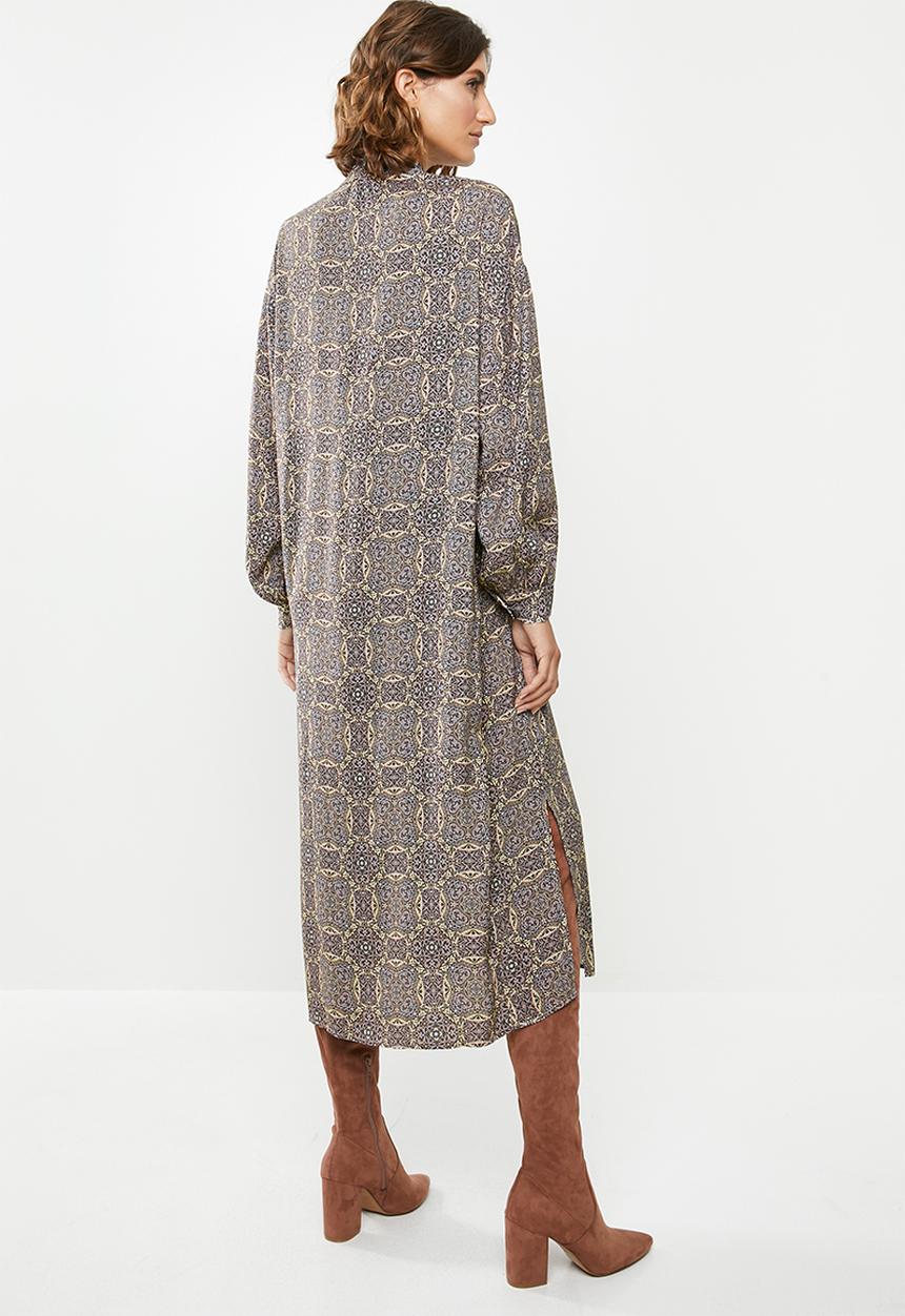 edit - Soft waist midi dress - floral