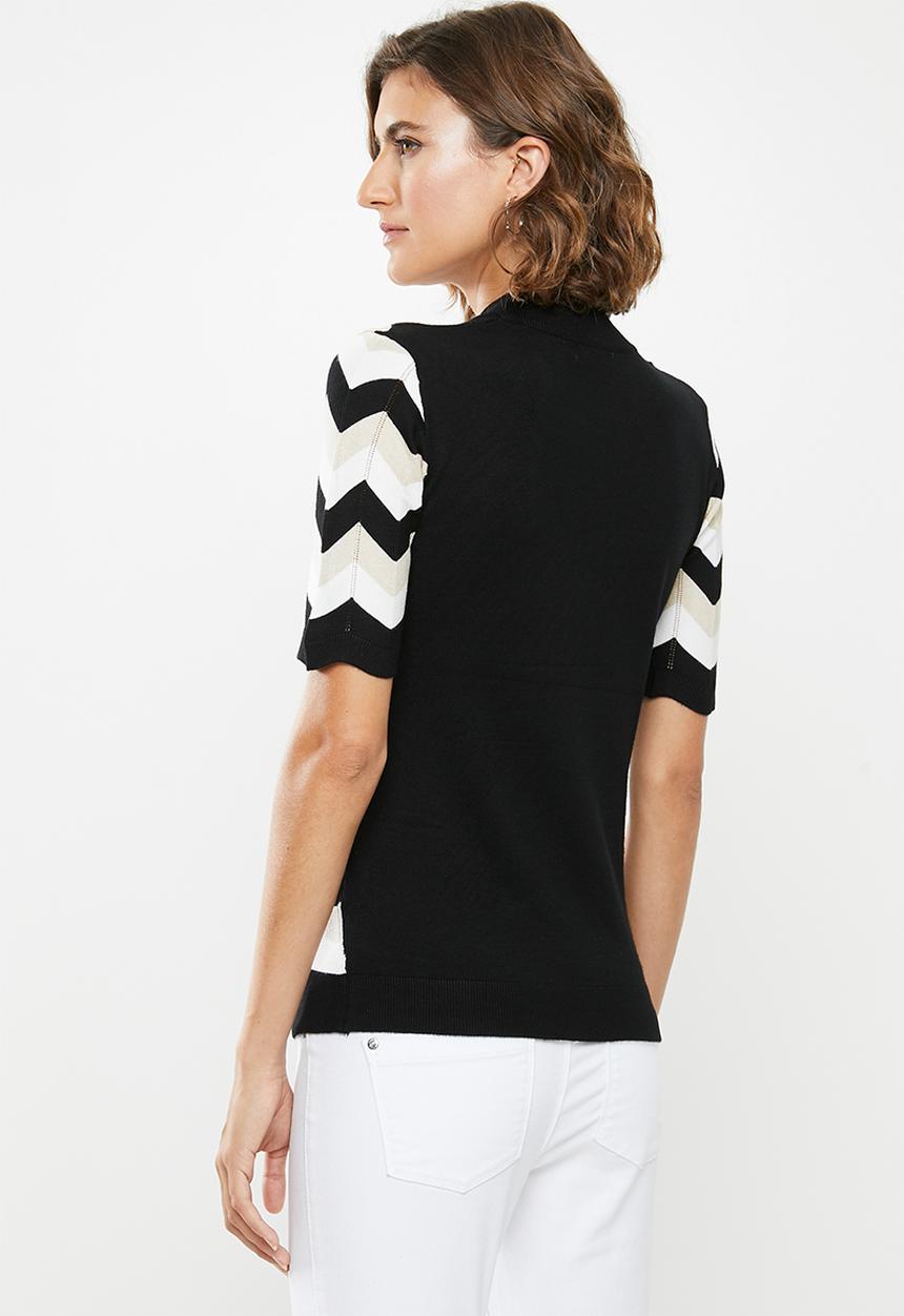 Jacqueline de Yong - Groningen short sleeve jersey - multi 
