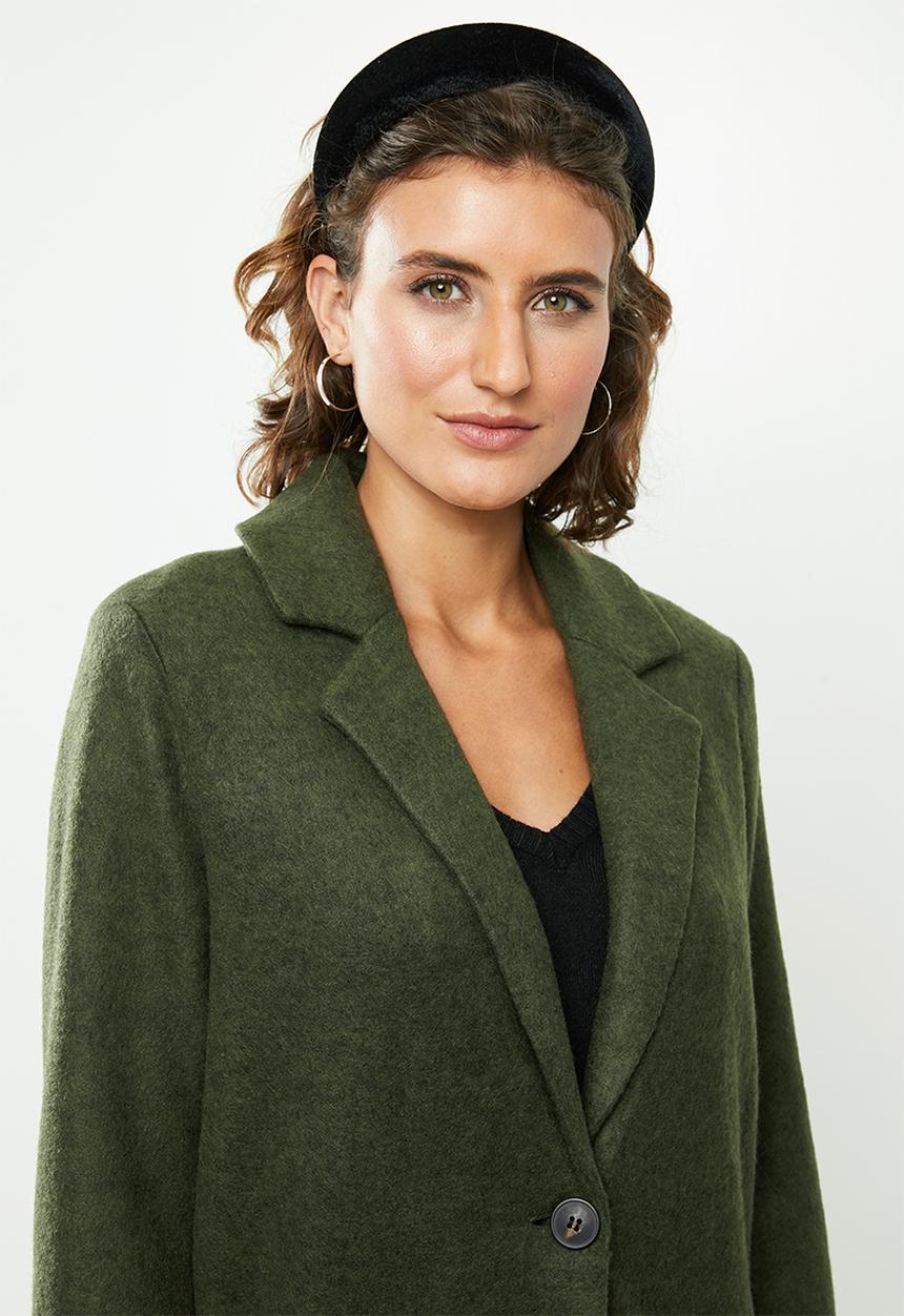 Jacqueline de Yong - Lela knit jacket - green
