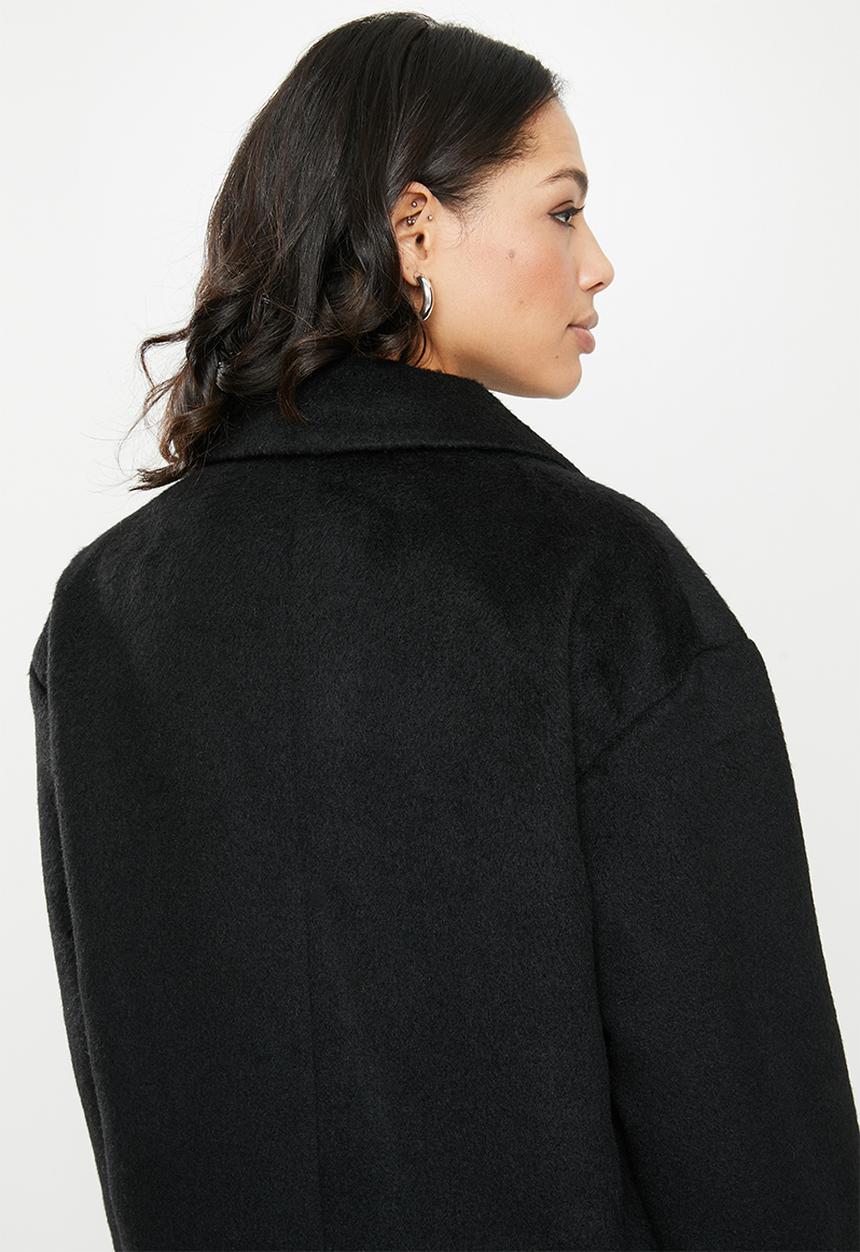 Missguided - Oversized contrast buttons - black