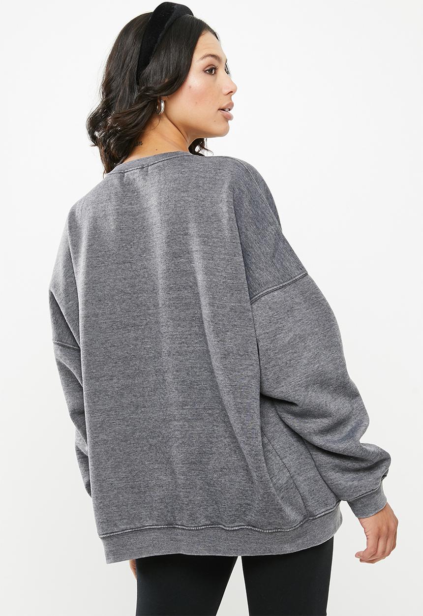 Missguided - Washed sweatshirt - grey