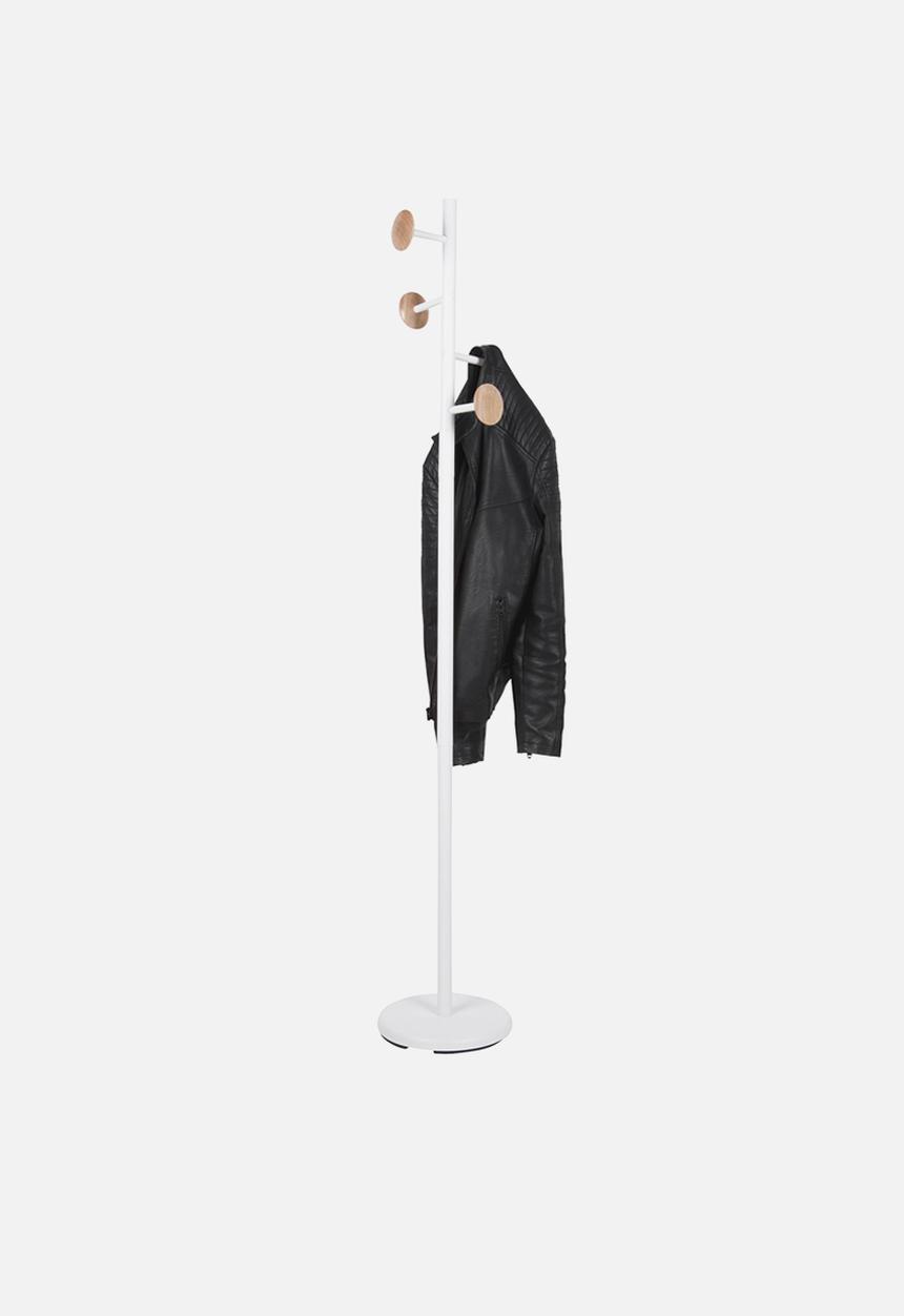 Present Time - Discs coat rack - white