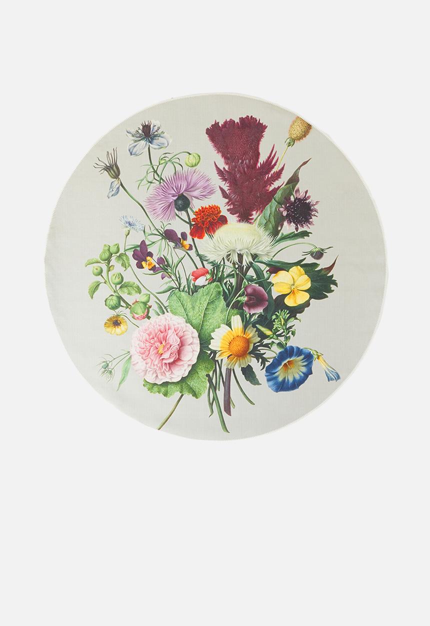 Hertex Haus - Blooming spring round rug - multi