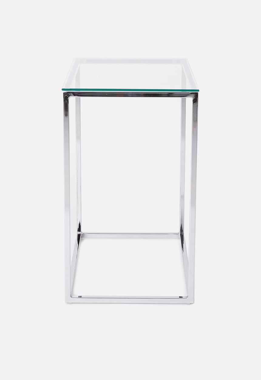 Sixth Floor - Cilla side table - chrome