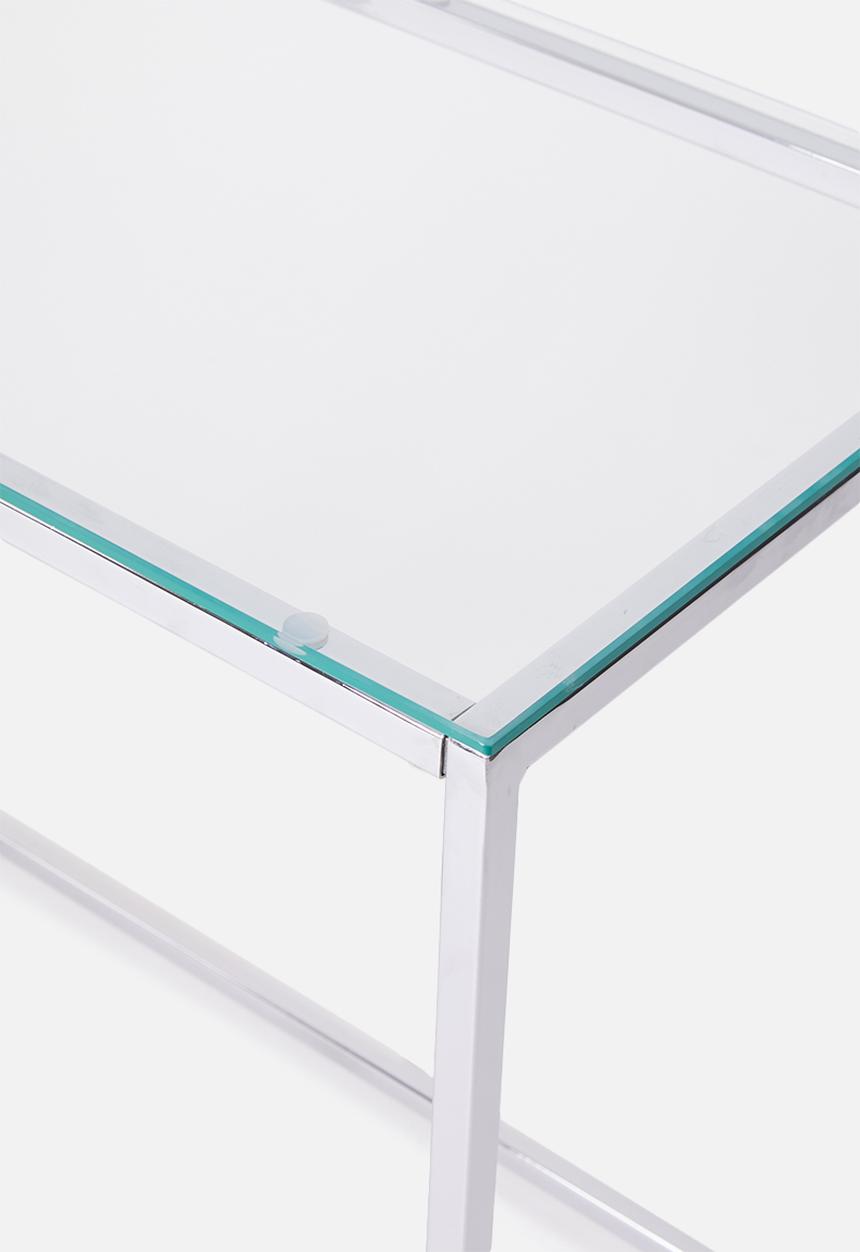 Sixth Floor - Cilla side table - chrome