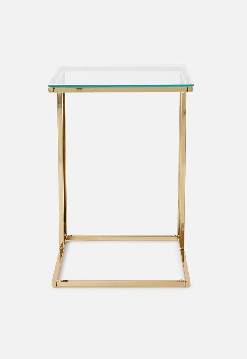 Sixth Floor - Cilla c side table - gold