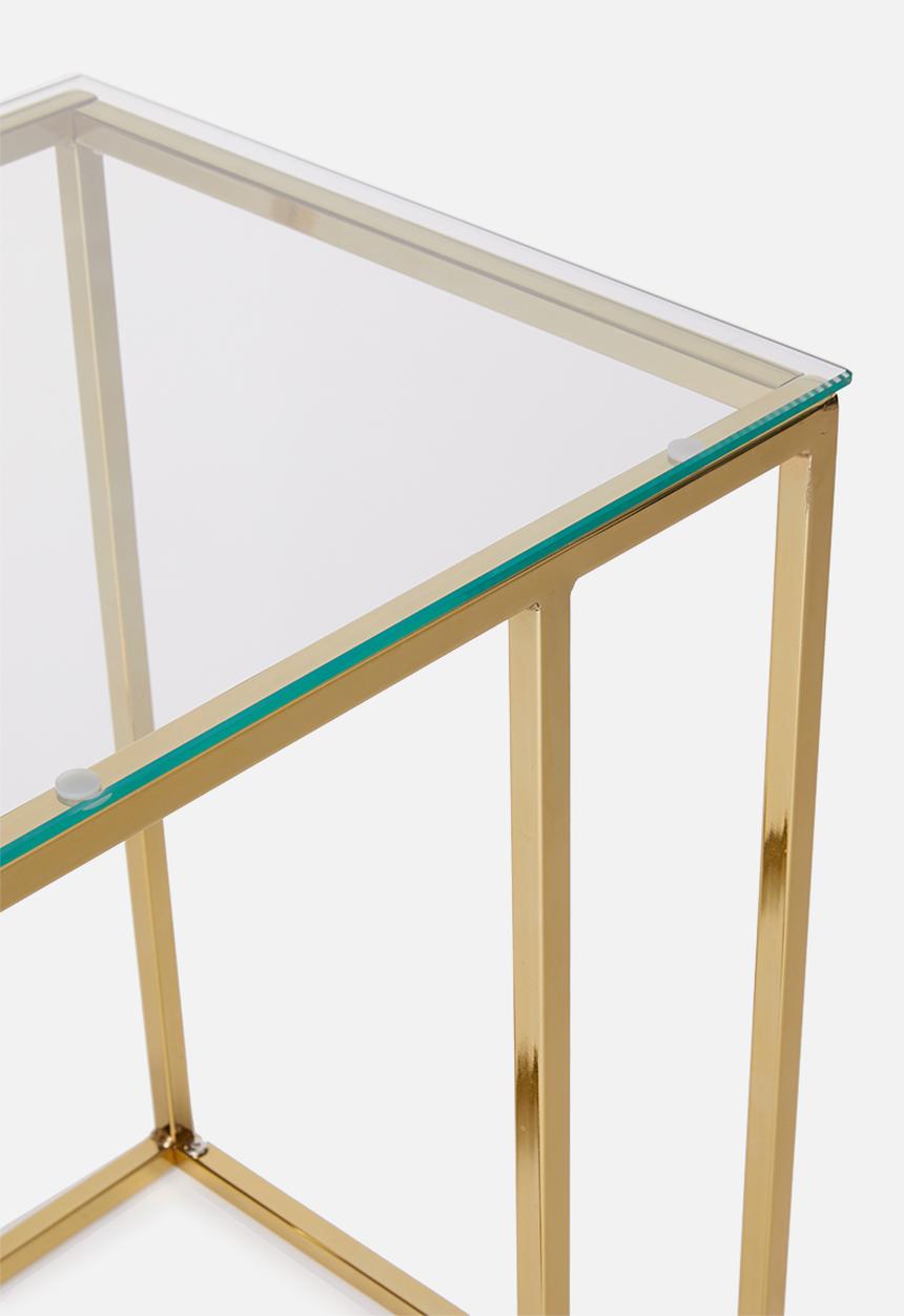 Sixth Floor - Cilla c side table - gold