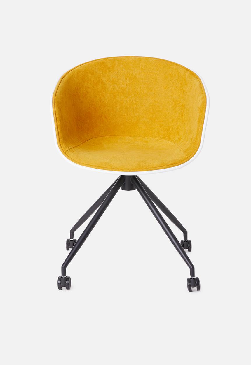 Sixth Floor - Bea soft office chair - yellow