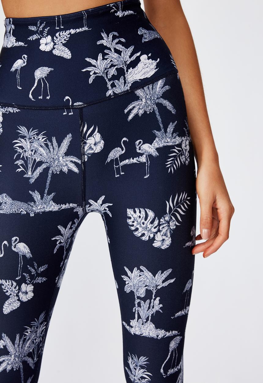 Cotton On - Reversible 7/8 tight toile - navy