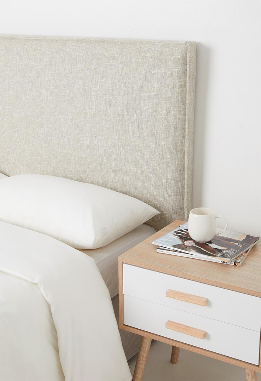 Sixth Floor - Flange trim headboard - Natural