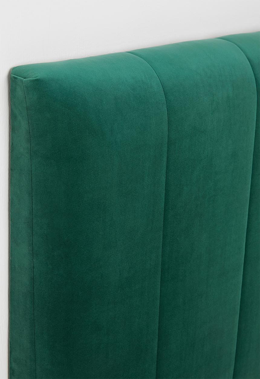 Sixth Floor - Panel headboard - emerald green