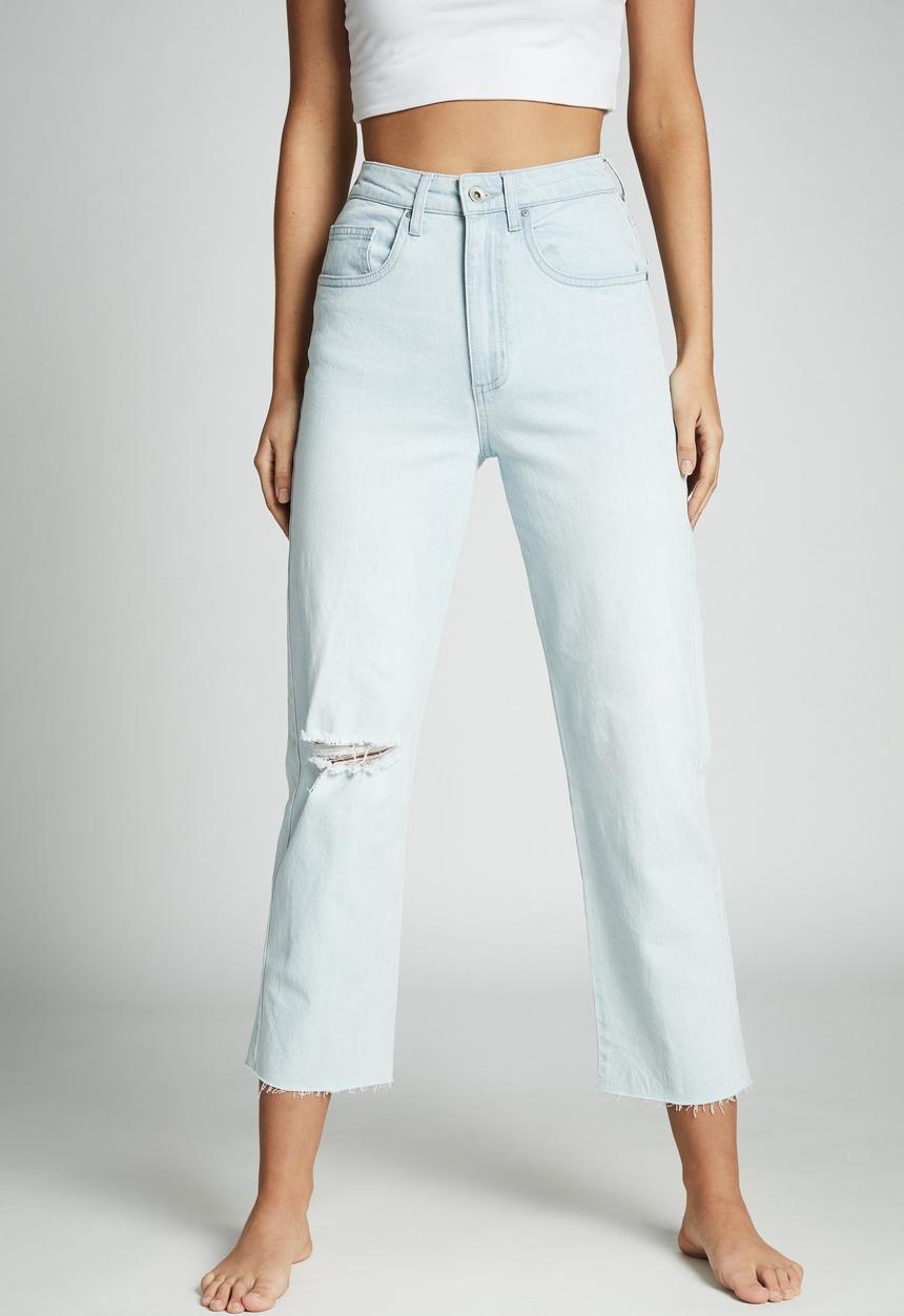 Cotton On - Straight stretch jeans - blue
