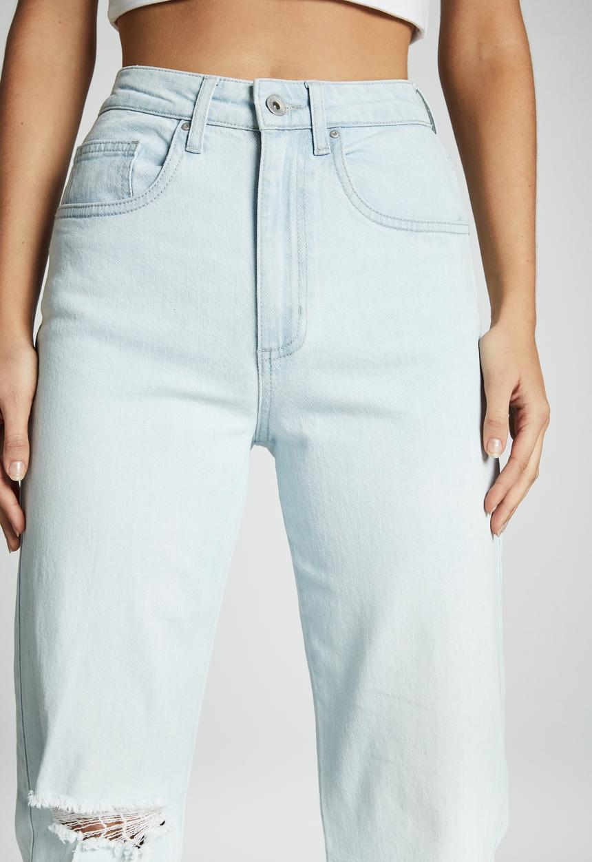 Cotton On - Straight stretch jeans - blue