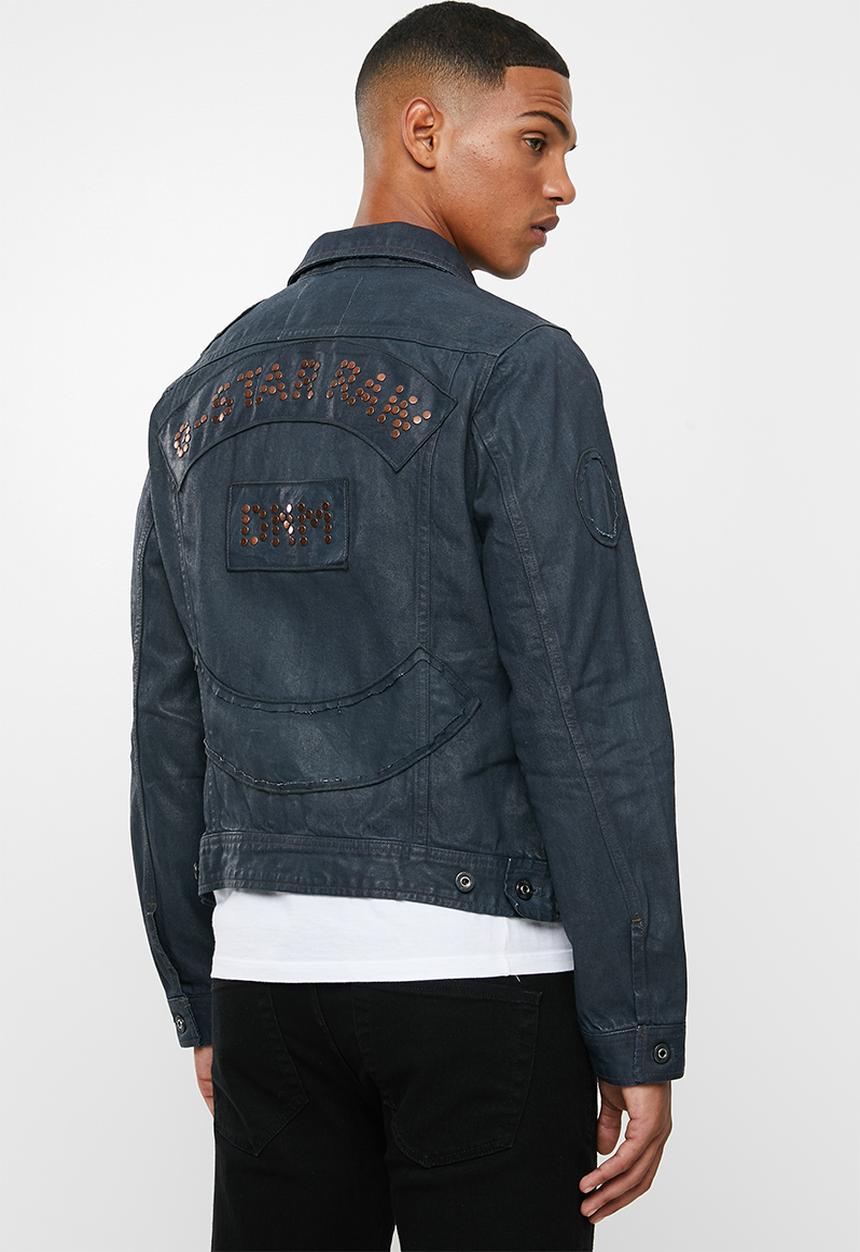 G-STAR - D-staq studs slim jackets - navy