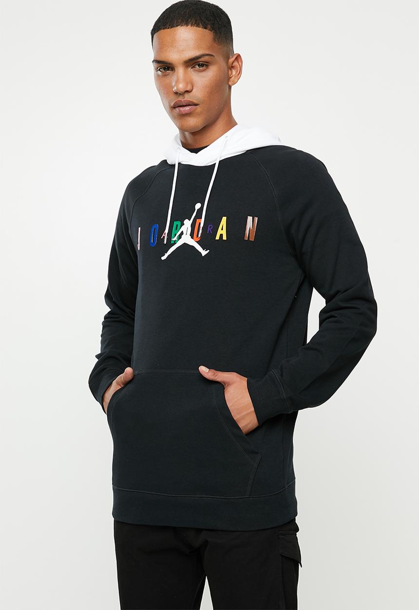 Nike - Jordan pullover hoodie - black & white 