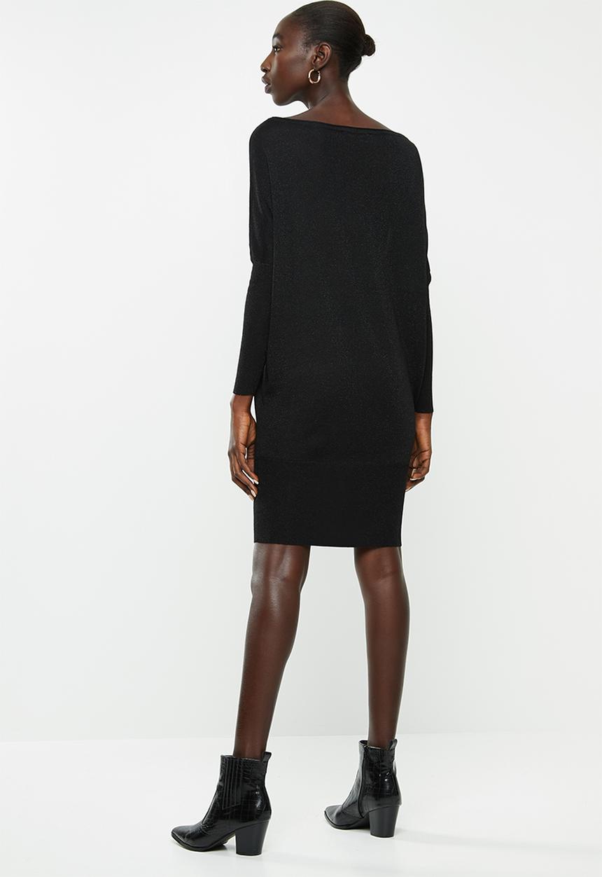 ONLY - Skylar long sleeve dress - black