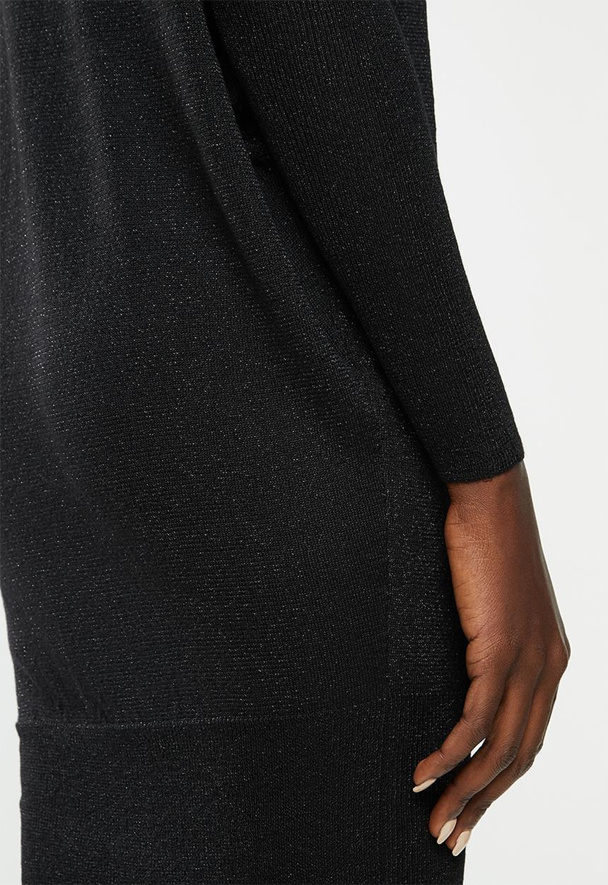 ONLY - Skylar long sleeve dress - black