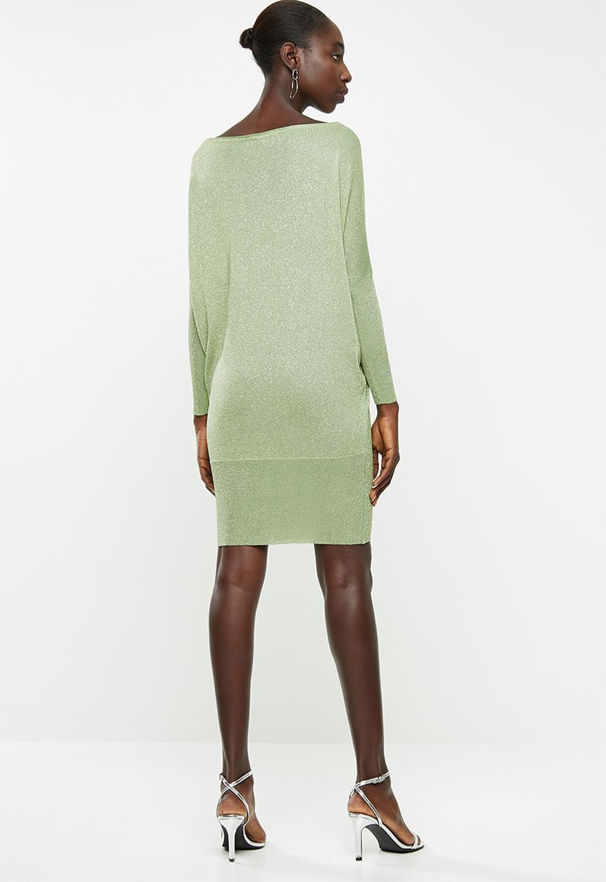 ONLY - Skylar long sleeve dress - green 