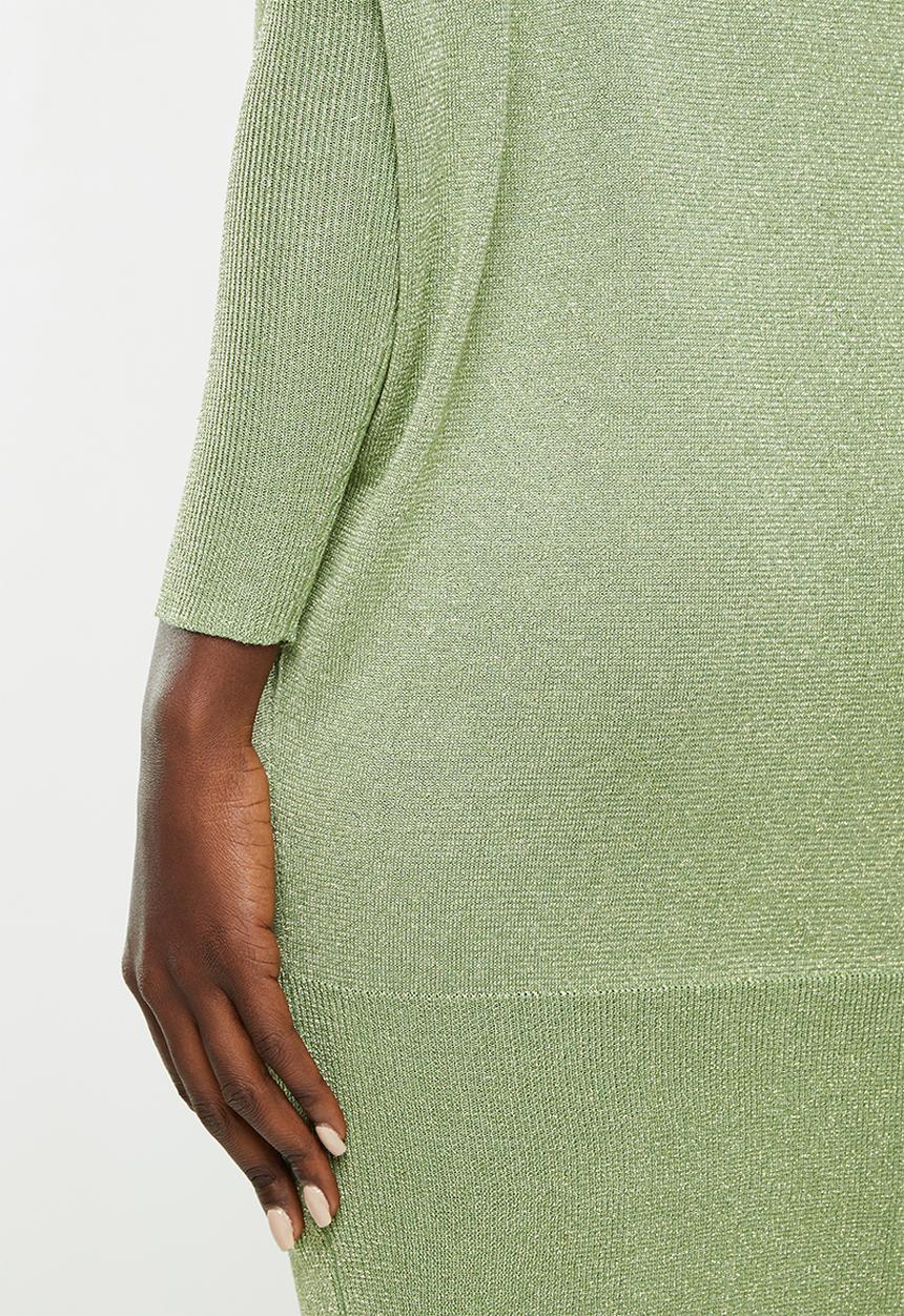 ONLY - Skylar long sleeve dress - green 