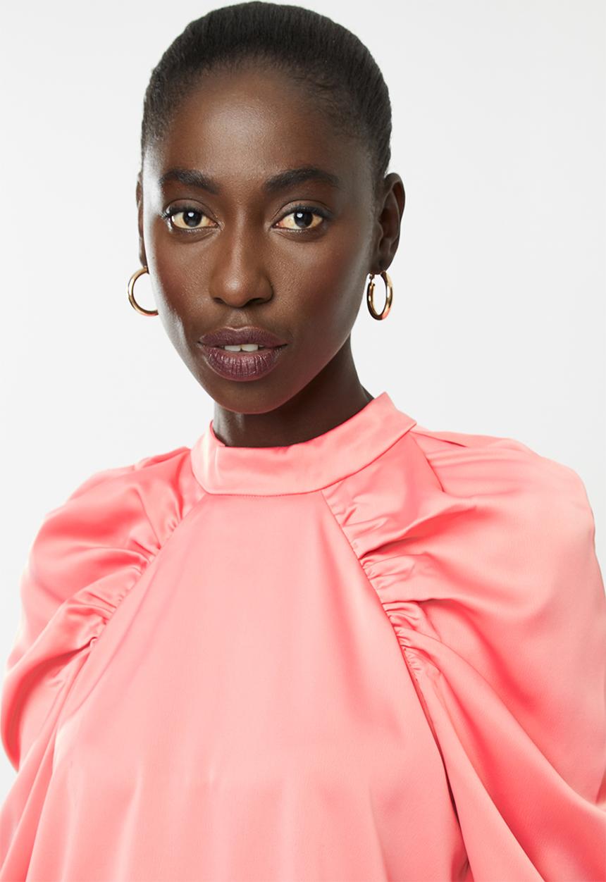 Vero Moda - Jarrow long sleeve blouse - pink
