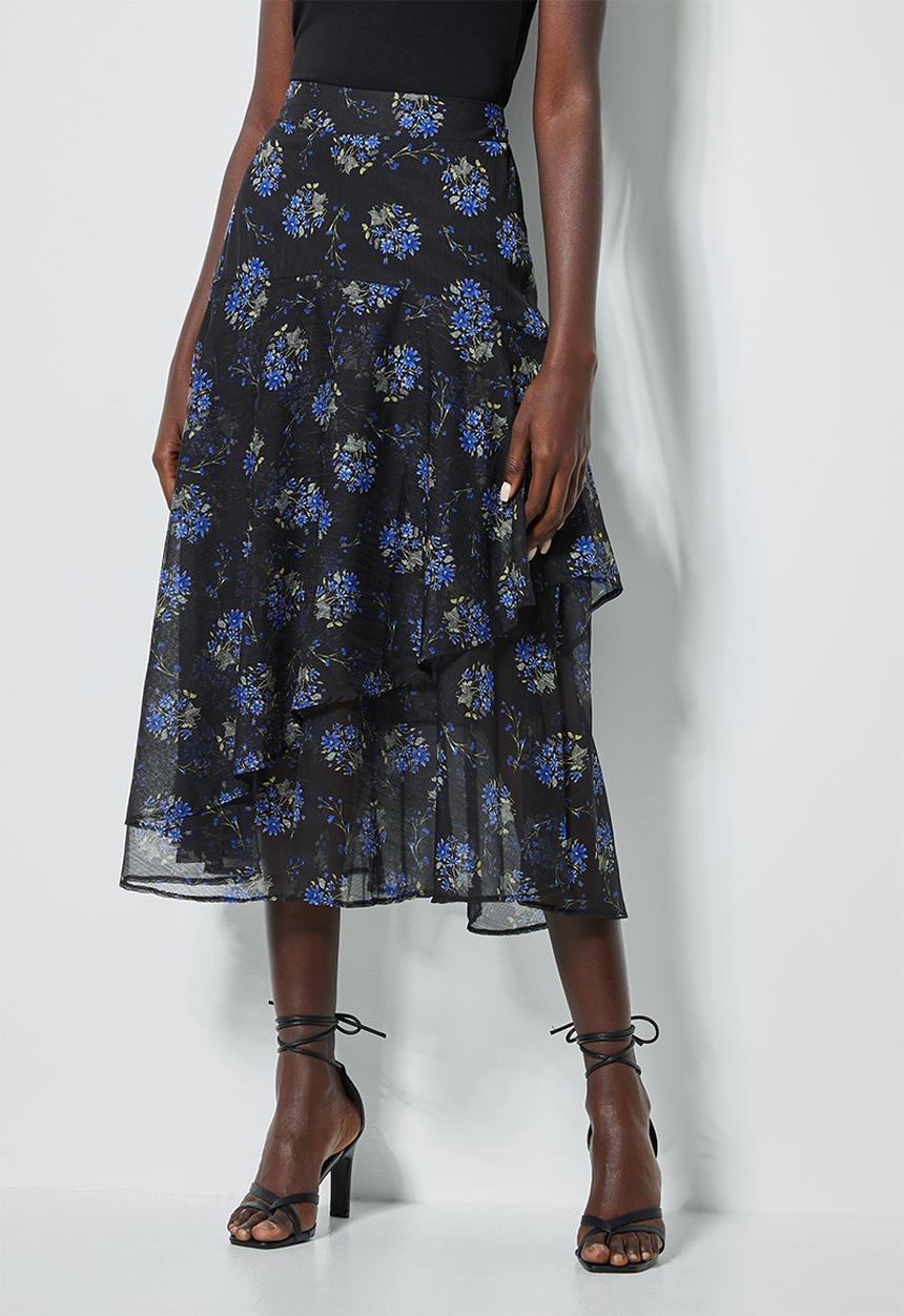 Superbalist - Floral asymmetric skirt - multi