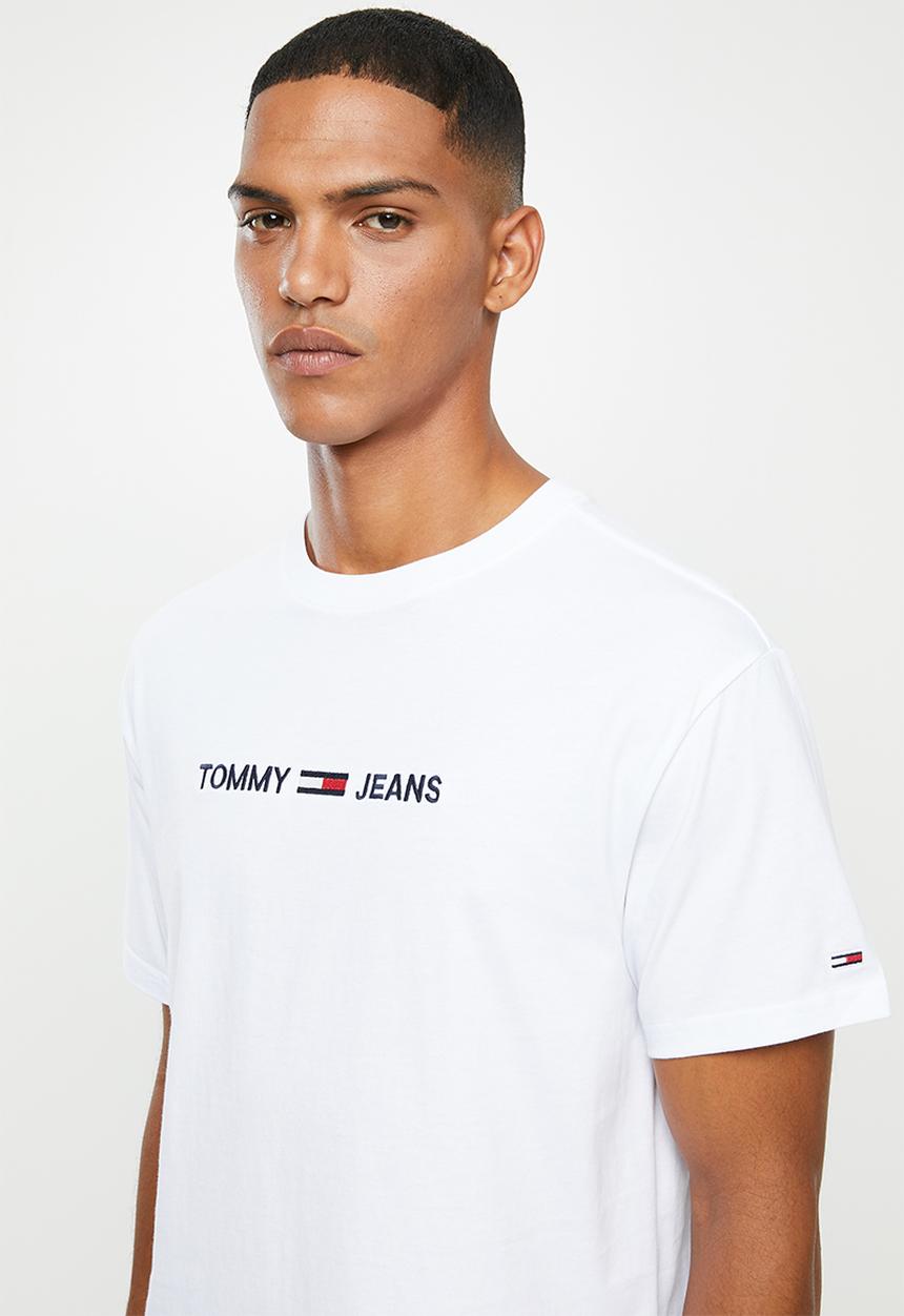 Tommy Hilfiger - Tjm small logo short sleeve tee - white