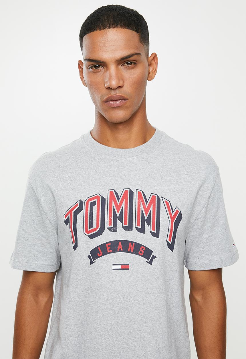 Tommy Hilfiger - Tjm essential 3d logo tee - grey