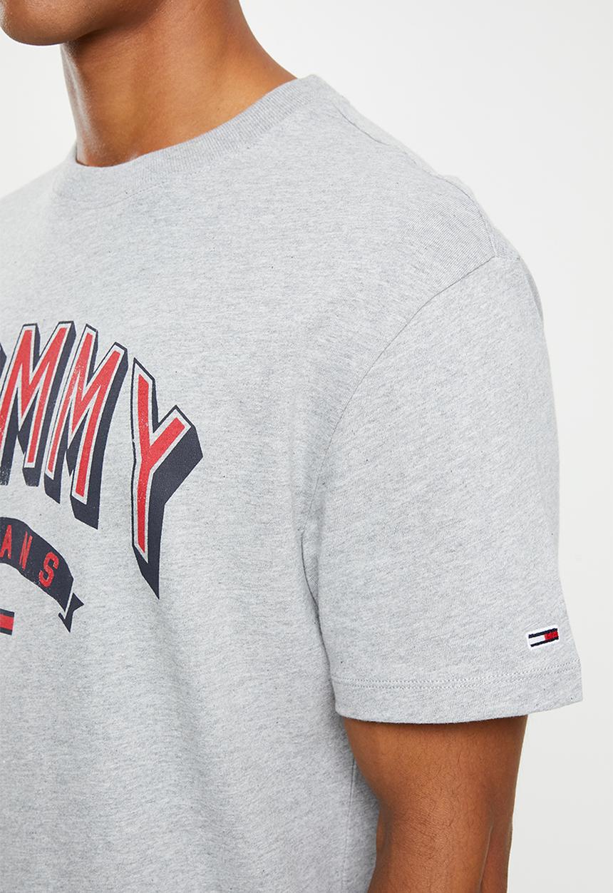 Tommy Hilfiger - Tjm essential 3d logo tee - grey