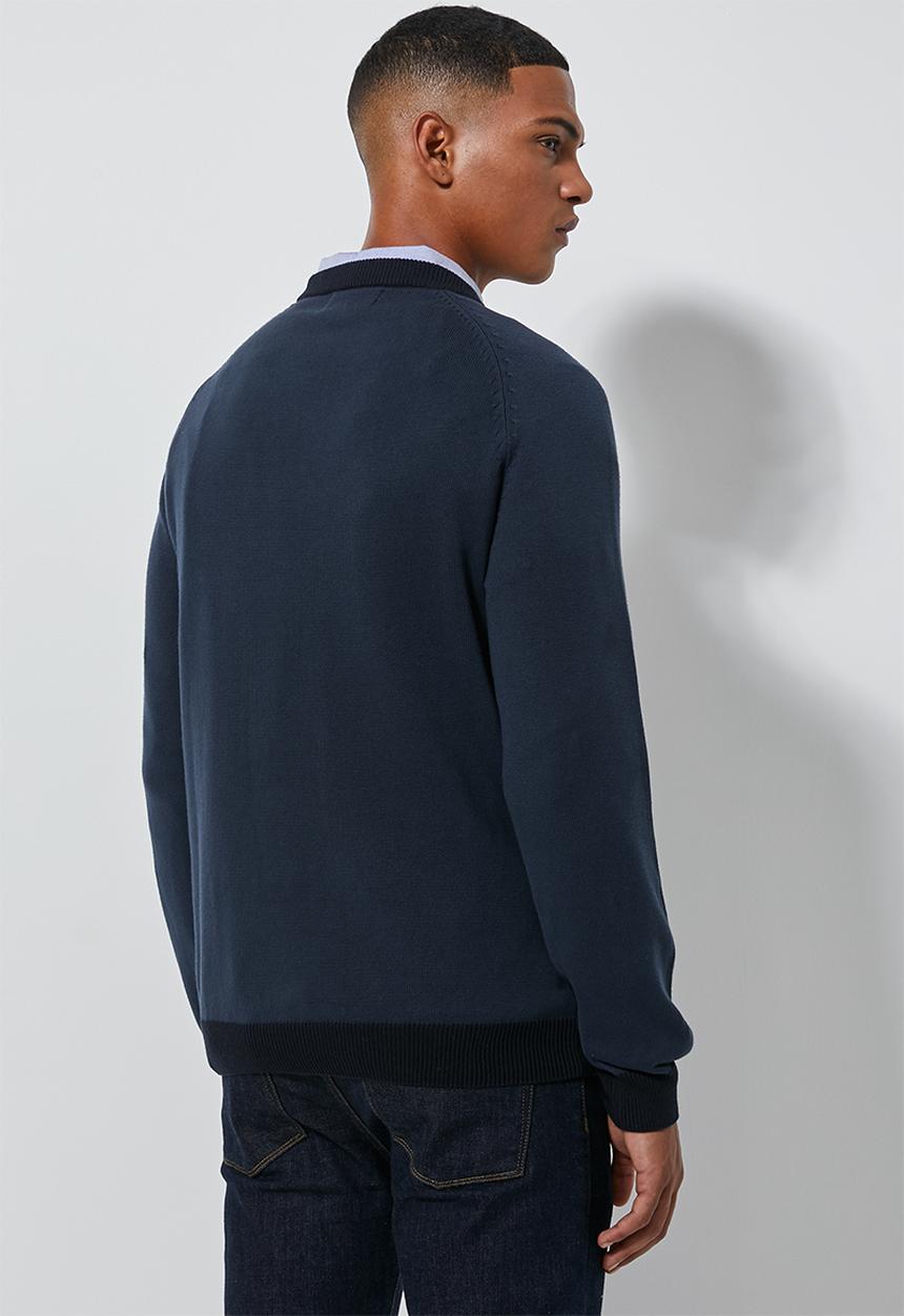 Superbalist - Premium crew knit - navy