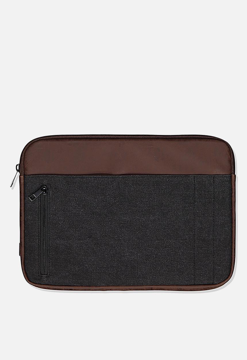 Typo - Take charge 13 inch laptop cover - black & brown 
