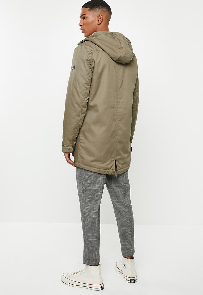 Only & Sons - Scott parka jacket - khaki