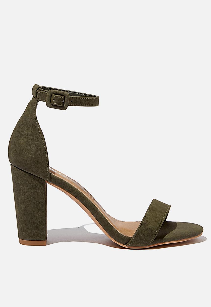 Cotton On - San luis heel - khaki nubuck
