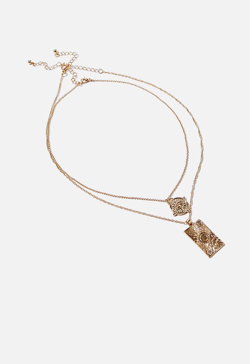 Rubi - Ray of light trinkets necklace - gold