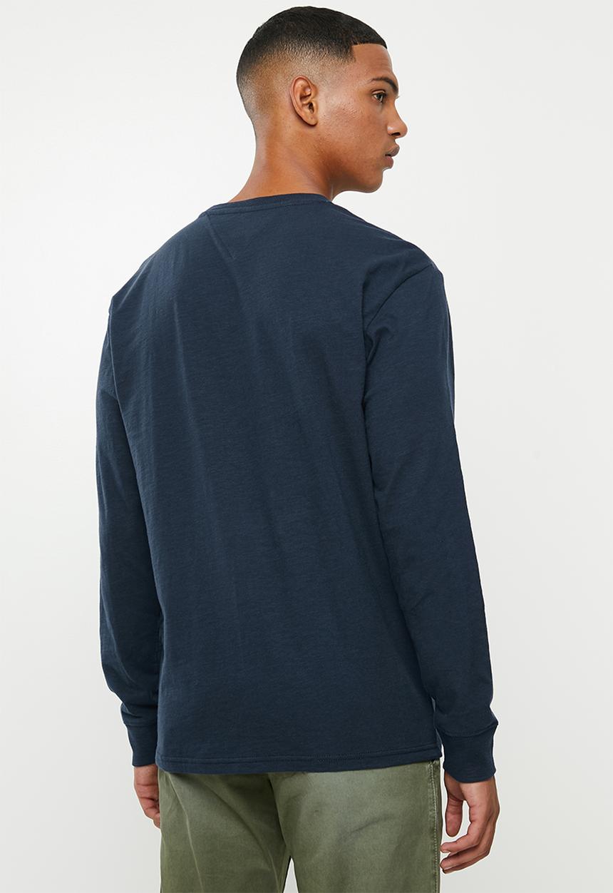 Tommy Hilfiger - Tjm sleeve logo long sleeve tee - navy