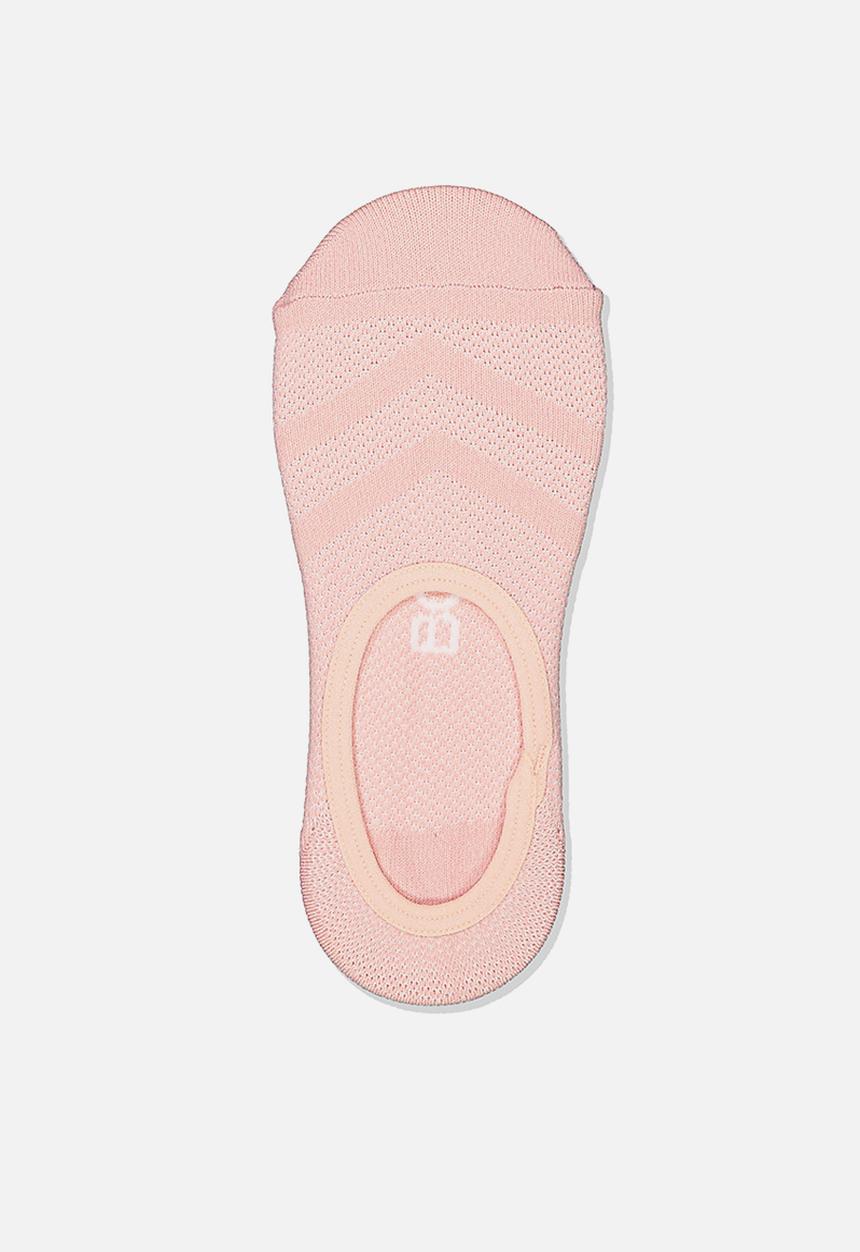 Cotton On - Fresh mesh invisible socks - pink 