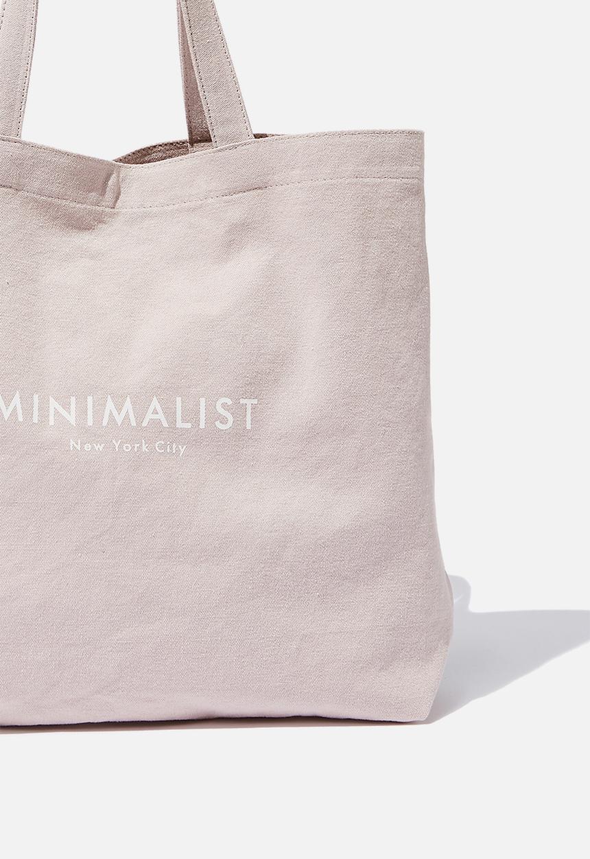 Rubi - Minimalist washed tote - lilac