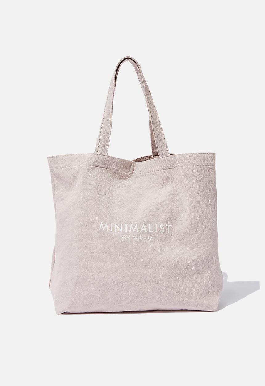 Rubi - Minimalist washed tote - lilac